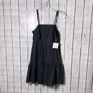 Passport black tiered dress size small